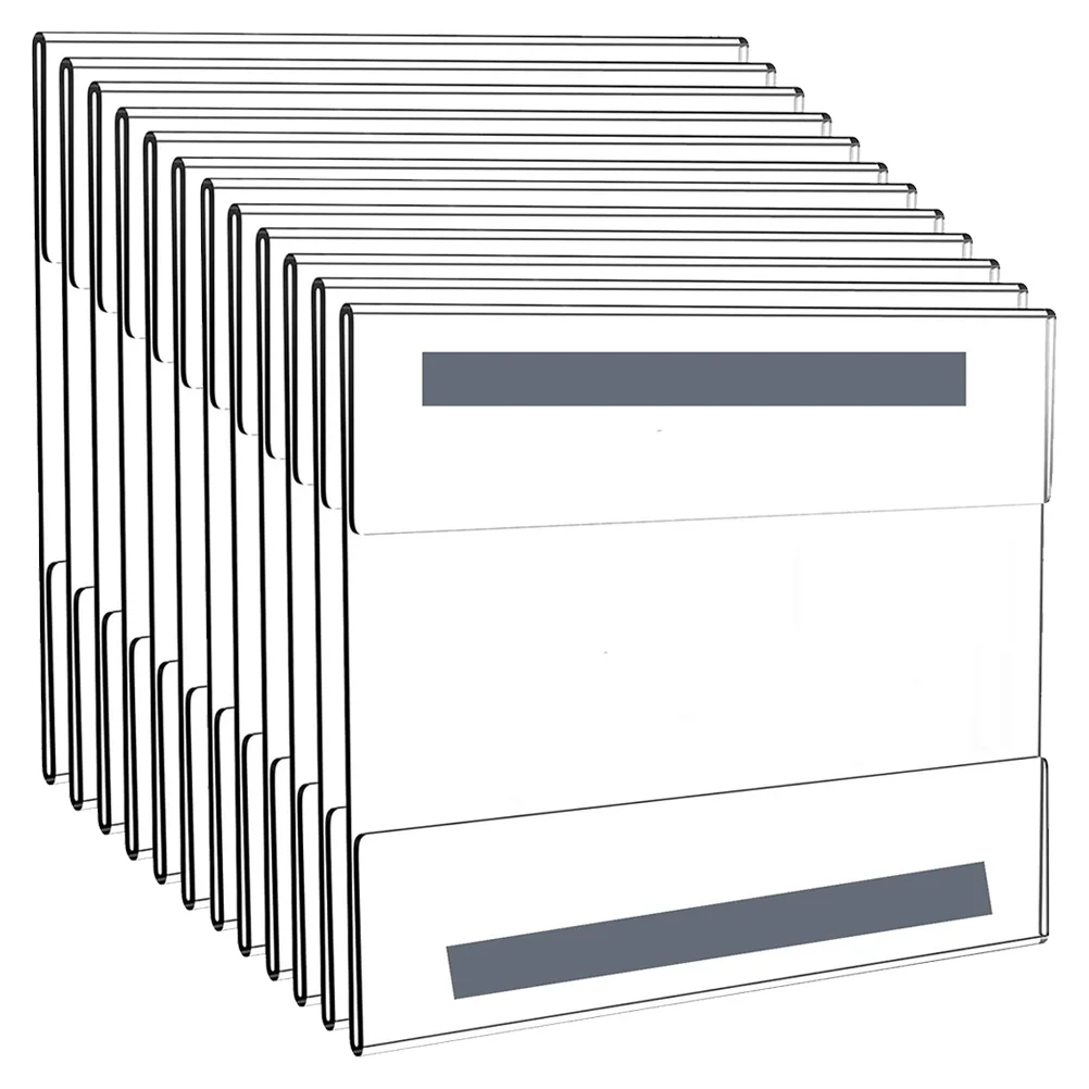 

30 шт., прозрачные акриловые держатели для бирок