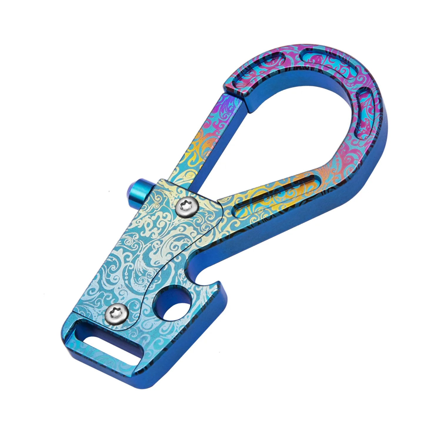 1 шт. многофункциональный брелок для ключей из титанового сплава