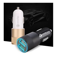 led dual usb car charger fast charge qc 3 0 type c mobile phone charge for iphone mini pro x xiaomi redmi huawei samsung