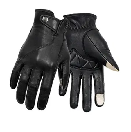 Перчатки для сенсорных экранов Кожаные Мотоциклетные защитные перчатки Vemar Guantes