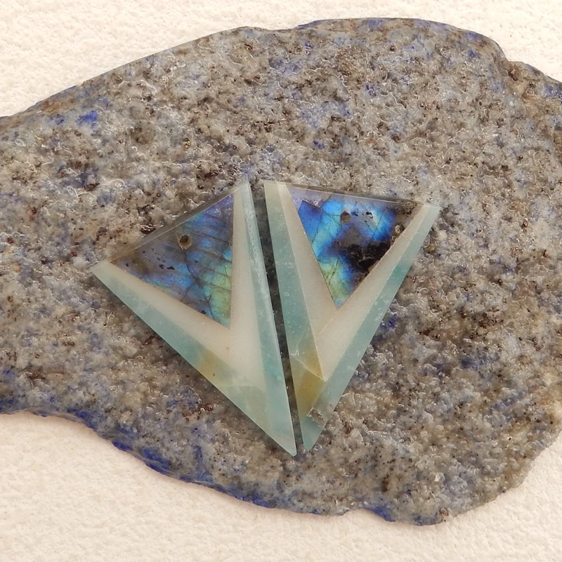 Натуральный камень лабрадорит белый нефрит Амазонит искусственная бусина