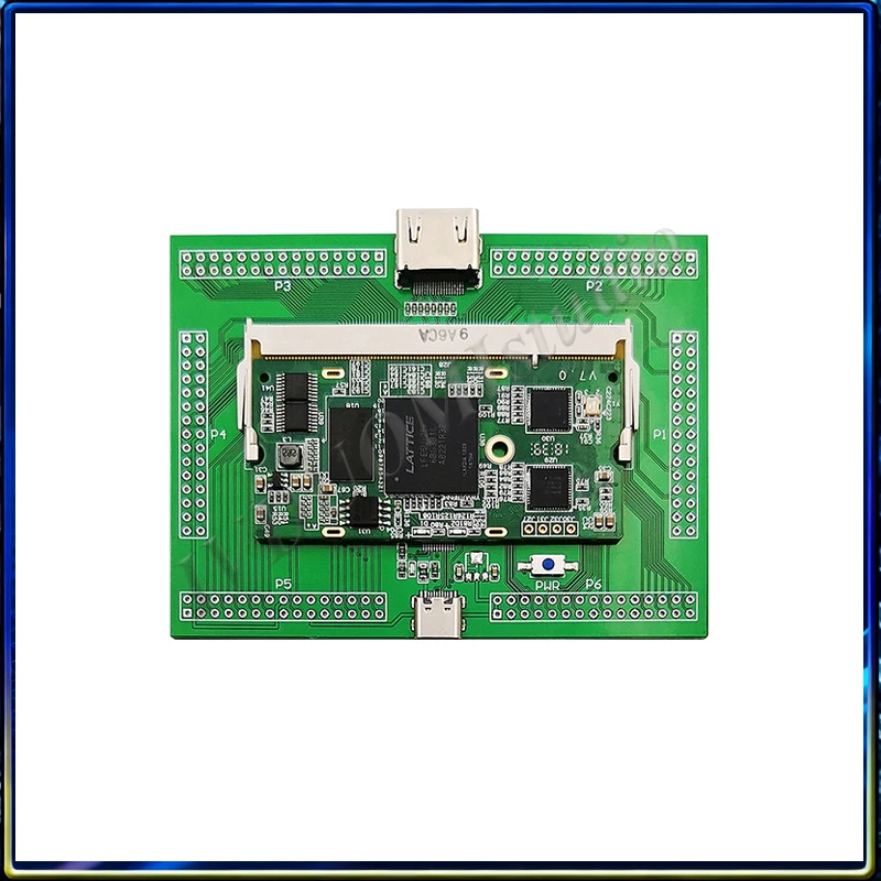 Фото Плата разработки Lattice ECP5 FPGA RISC-V, модуль Colorlight I5 V7.0, расширительная плата Lattice LFE5U, набор инструментов с открытым исходным кодом №4