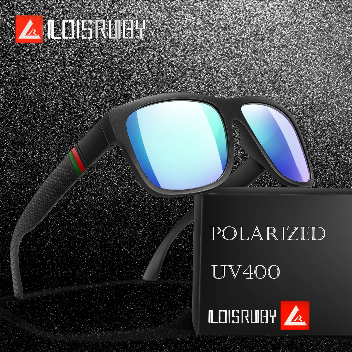 Поляризованные Велосипедные Солнцезащитные Очки Унисекс Винтажная Большая