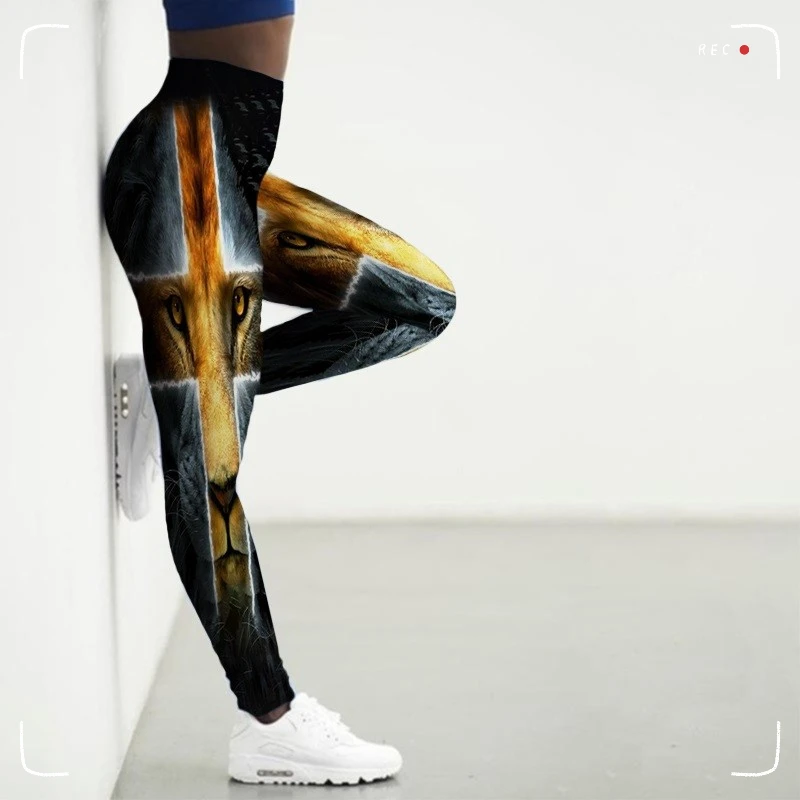 

Леггинсы женские с завышенной талией и эффектом пуш-ап