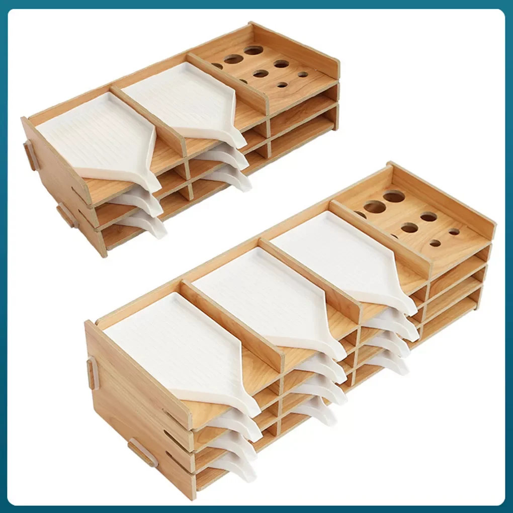 

DIY Diamond Multi-Layer Wooden Rack Painting Tool Storage Tray Drilling Pen Organizer Diamond Embroidery Accessory 9-16 Grid