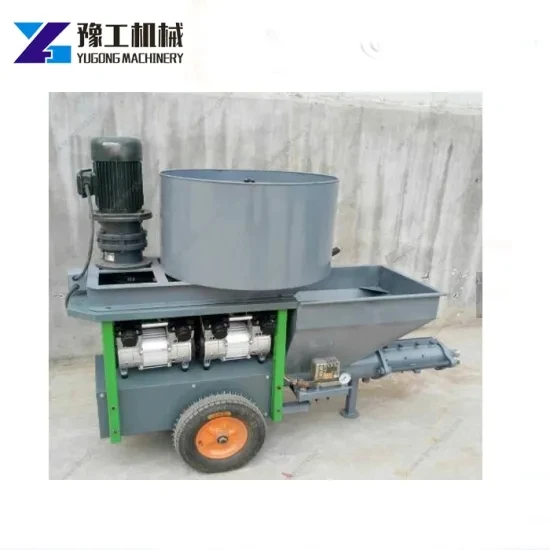 Строительная штукатурная машина с бетономешалкой | Инструменты