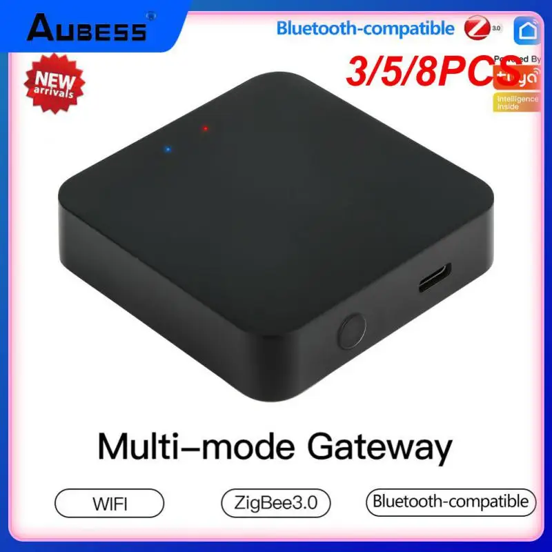 

3/5/8PCS Mesh Hub Smart Life App Remote Control Multi-mode Gateway Zigbee 3.0 Tuya Zigbee 3.0 Smart Gateway