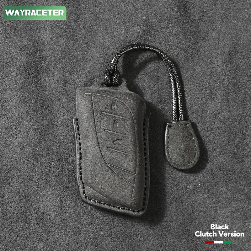 

Чехол для автомобильного ключа из алькантары для Lexus TX TX350 2024 GX550 2025 LX700h LX600 RZ LC UX LS500h NX350 2023 RX500h ES300