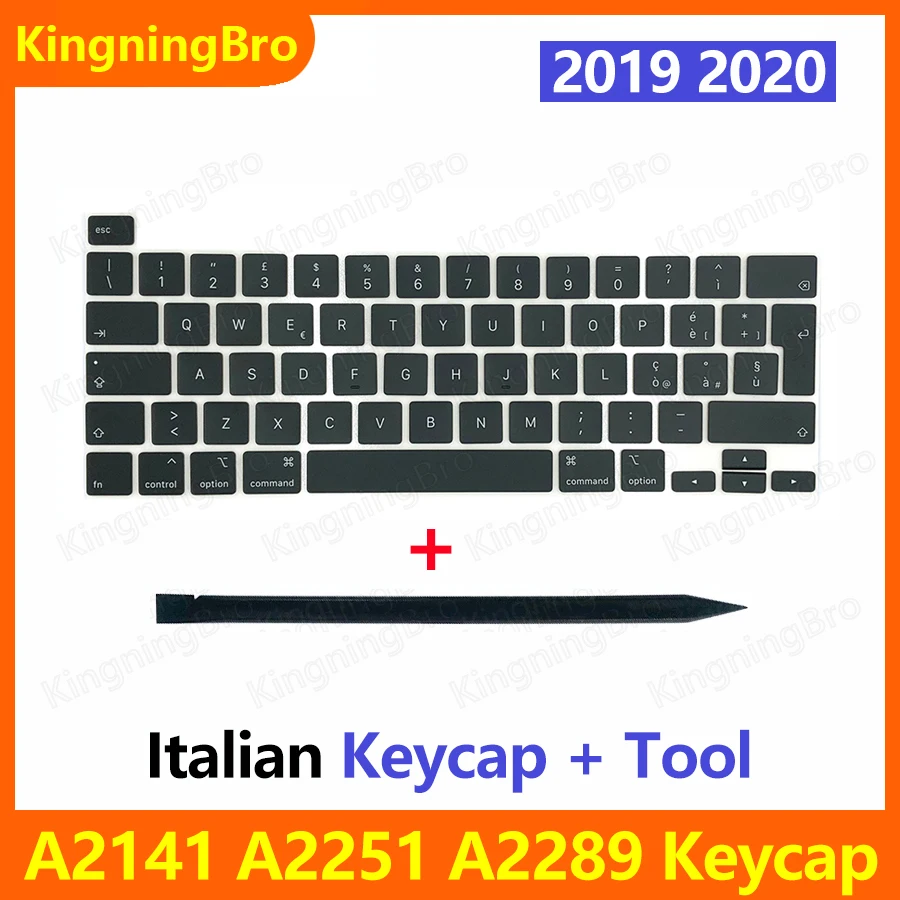 New Replacement Keys Keycaps For Macbook Pro Retina 13" 16" A2141 A2251 A2289 Italy Italian Keycap Key Cap 2019 2020 Year