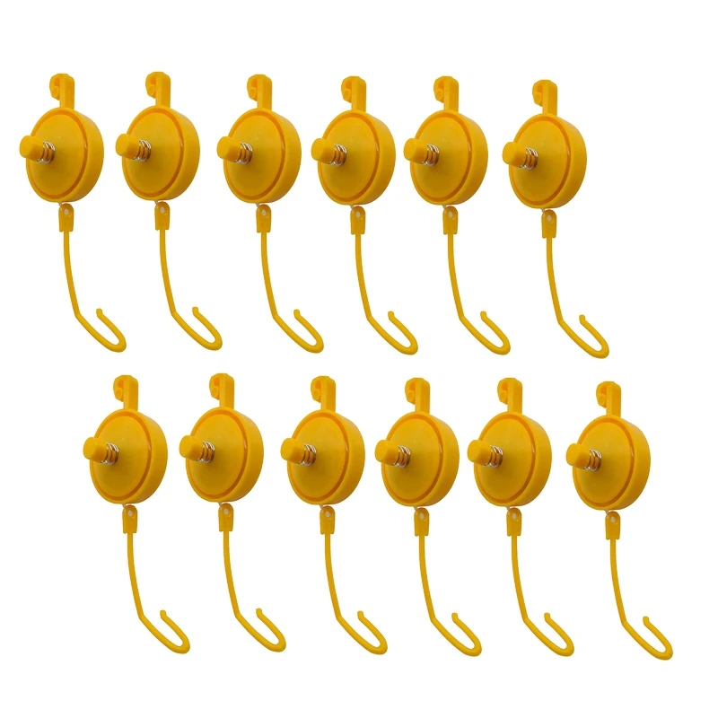 

Plant Yoyo Grow Hanger with Stopper, Adjustable Indoor Plant Support Yo Yo (Pack of 12)