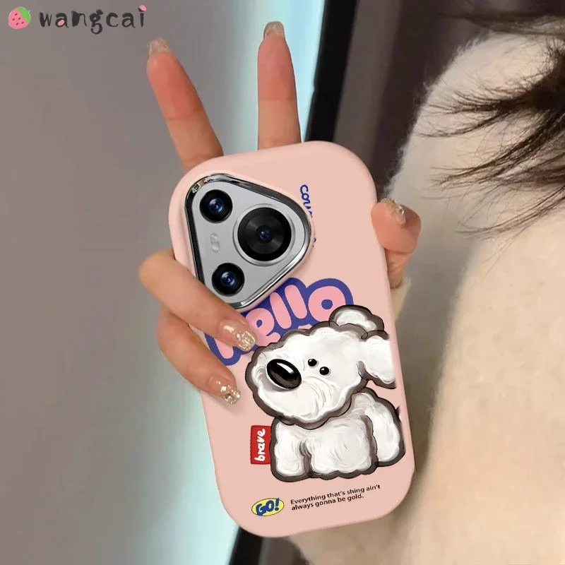 Для Xiaomi 14 Ultra 13T 12T 13 Lite 12 12S 12X Mi 11 10 Pro Civi 4 Redmi Not 9 чехол для телефона милый белый с