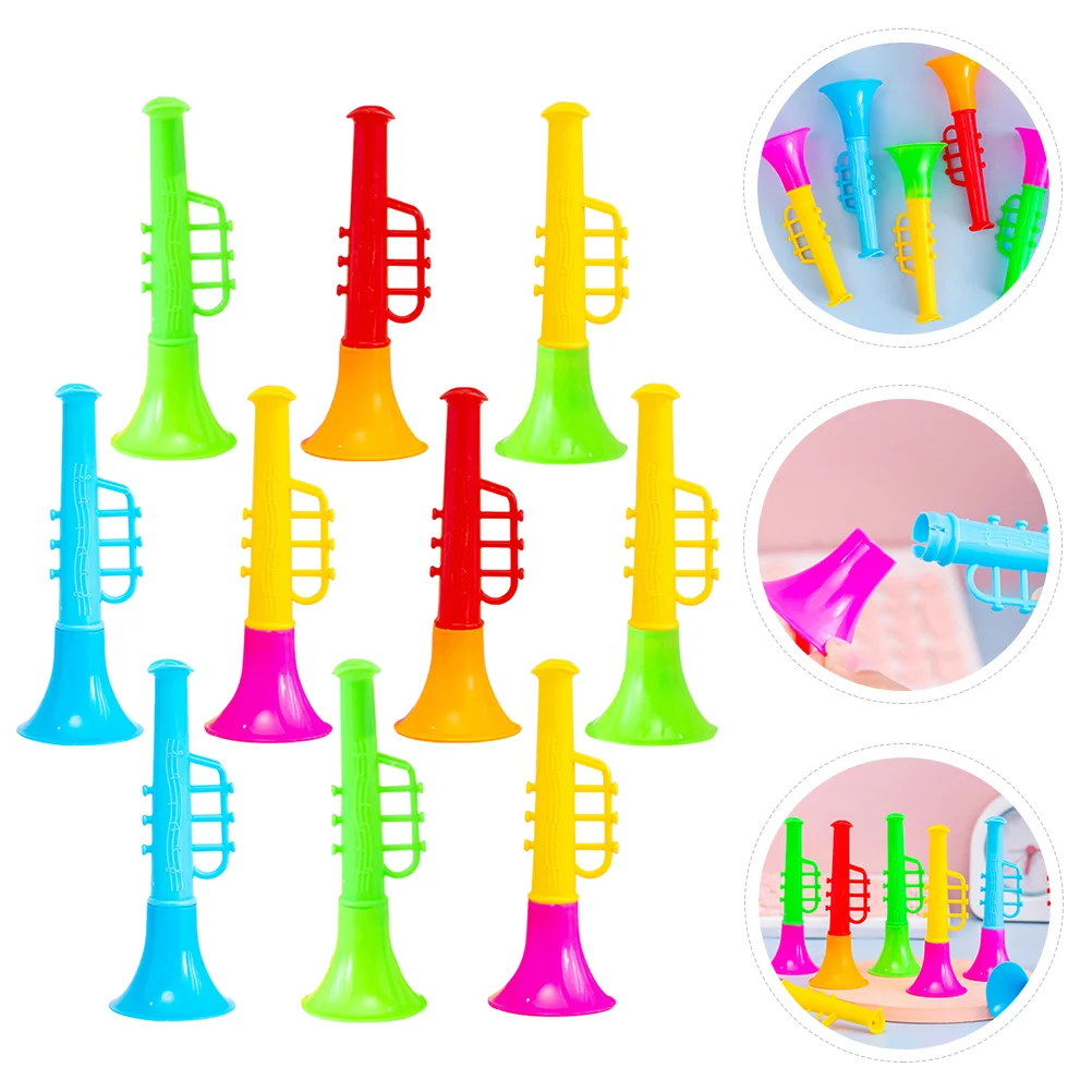

30Pcs Funny Trumpet Toys Mini Horn Toys Children Blowing Toys Party Props Harmonica