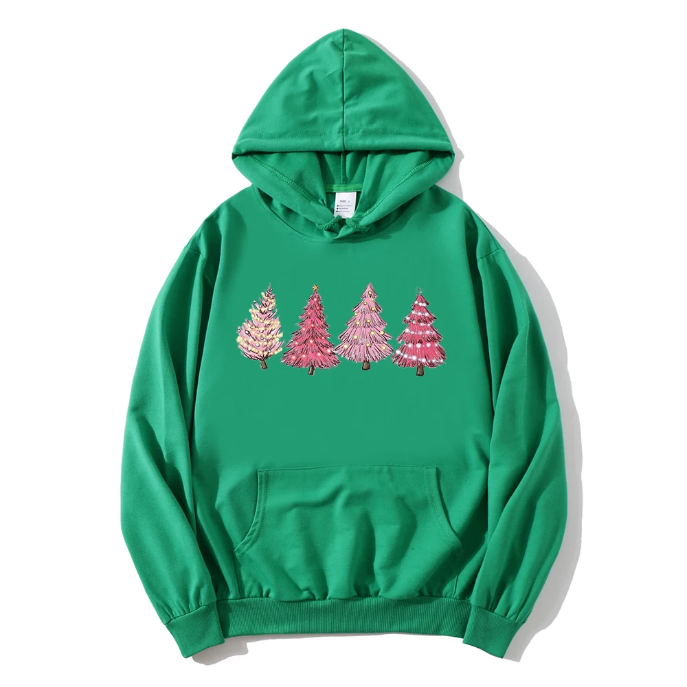 

Ladies Merry Christmas Hoodie Women Christmas Sweatshirt Cute Women Holiday Sweatshirt Leopard Print Christmas Tree Hoodies M