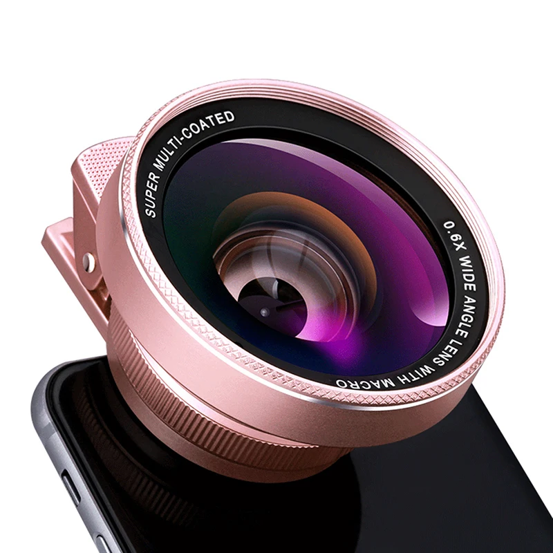 Фото 4K HD Super 15X макрообъектив для смартфона с защитой от искажений 0.45X 0.6X широкоугольный объектив Оптическое стекло мобильный телефон Lente Kit №4