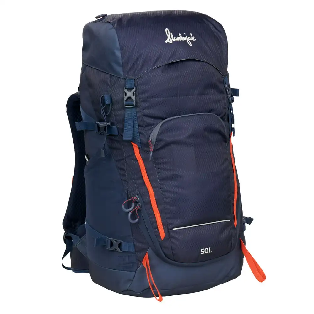 

Slumberjack Trail Ridge 50 Liter Backpacking Backpack, Blue