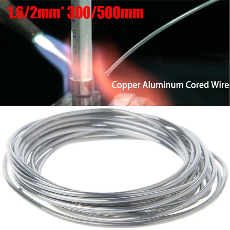 

2.00mm Cored Wire 3/5 Meters Copper Aluminum Weld Flux Cored Wire Low Temperature Welding Rod Soldering Cartridge