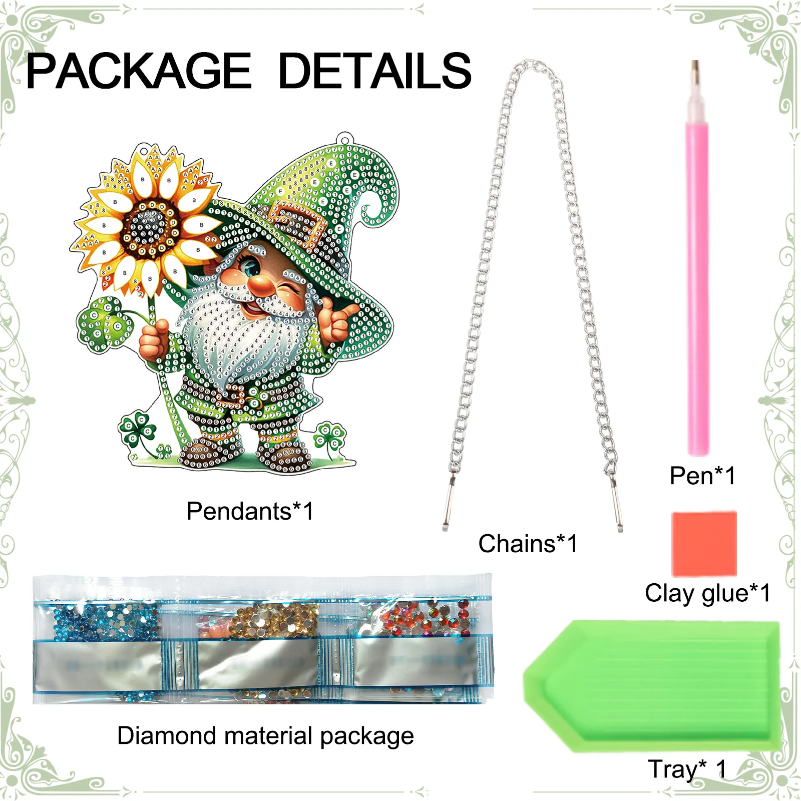 Набор Для Алмазной Живописи сделай Сам С Подвеской Сделайте Свой Собственный