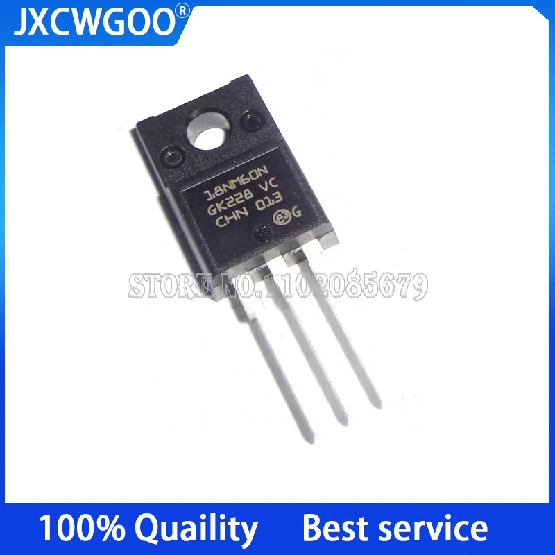 

10PCS STF18NM60N 18NM60N TO-220F MOS 650V 18a New original