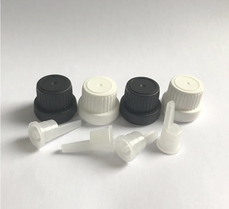 

10/20Pcs Black White Big Anti-theft Lid Cover 18mm Common Standard Essential Oil Glass Bottle Caps Cosmetic Skin Care Bottle Cap