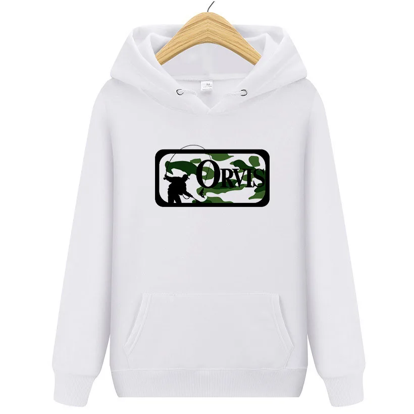 Мужская толстовка с рисунком ORVIS капюшоном для мужчин и женщин