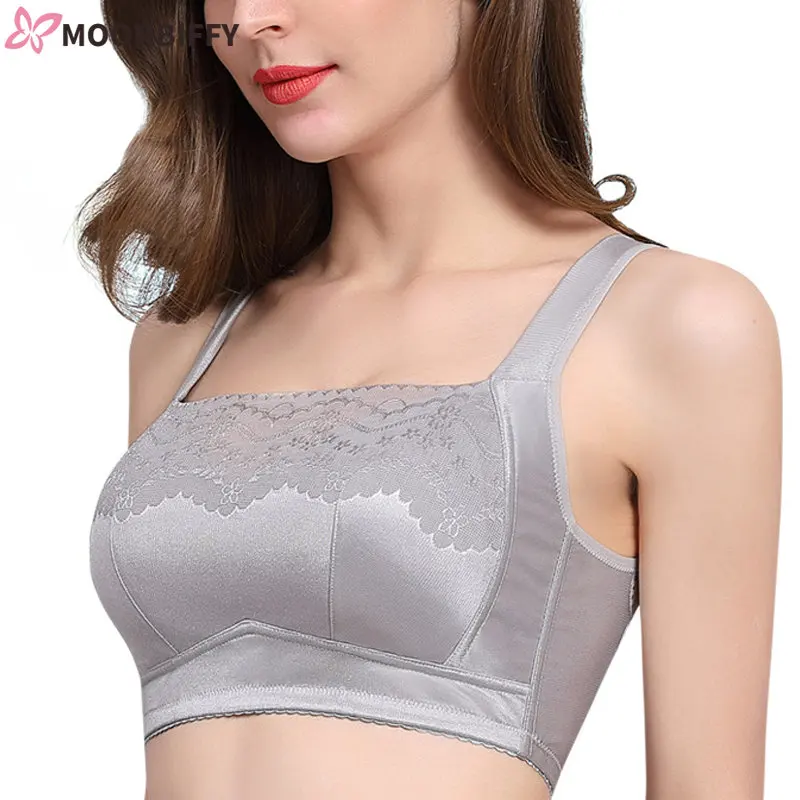 

Beautiful Back Gathered Bra for Women Wireless Healthy Anti-glare Full Cup Tube Top Bra Underwear Sexy Female Summer Breathable