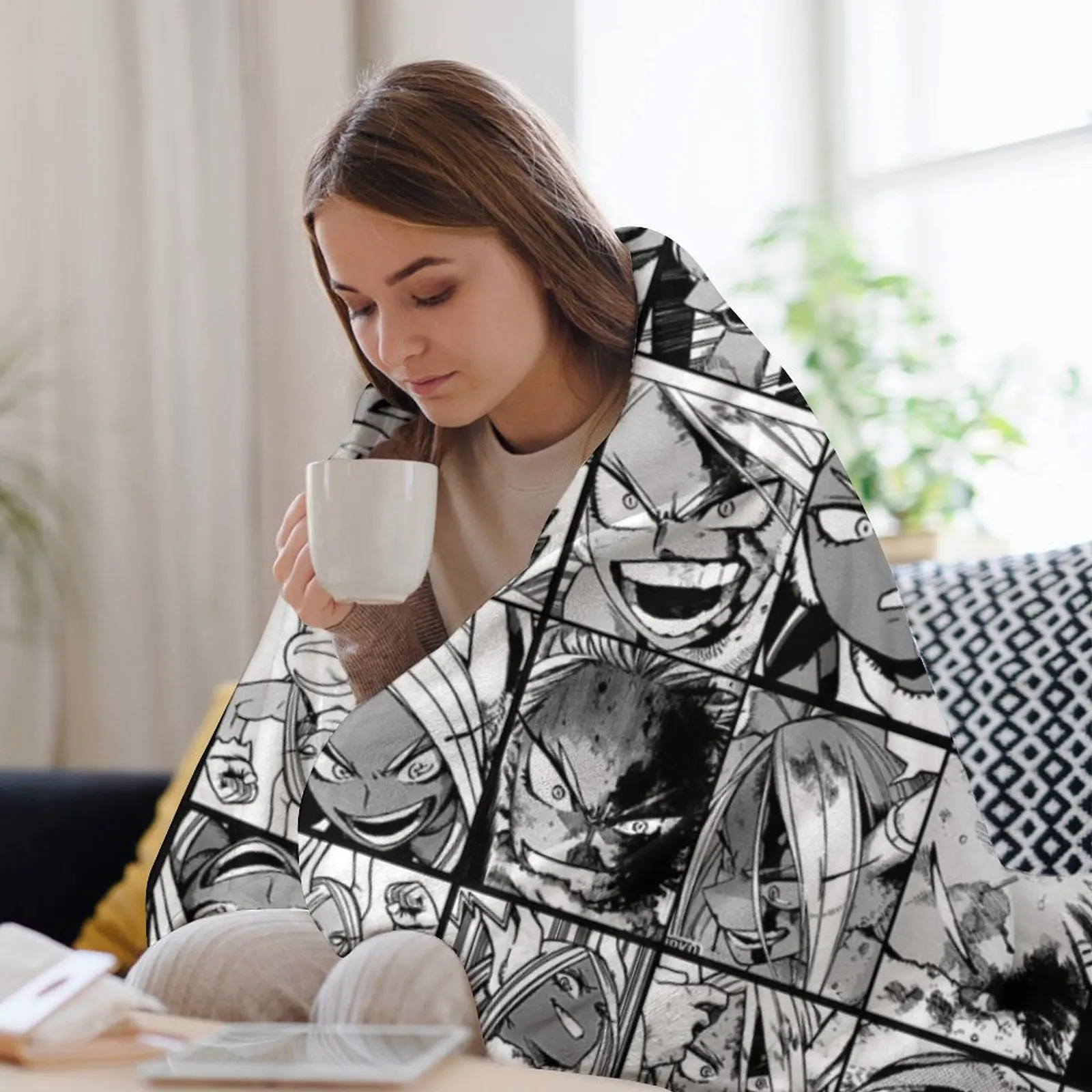 Коллаж Mirko Hero - черно-белая версия одеяло термофланелевые одеяла для