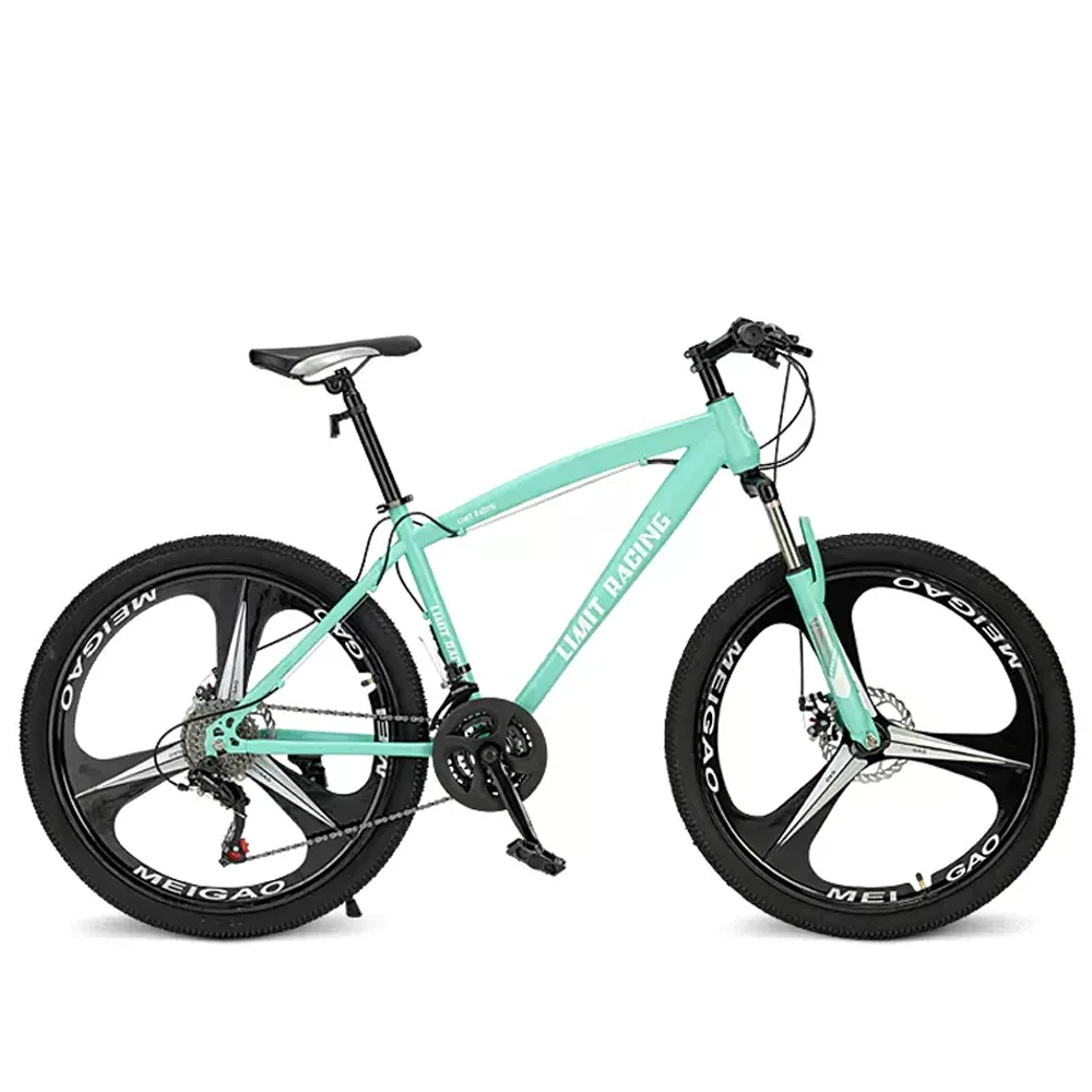

24 Speed Mountain Bike High Carbon Steel Double Disc Brake Men's and Women's Light Off-road Variable Speed Bicycle Adult New