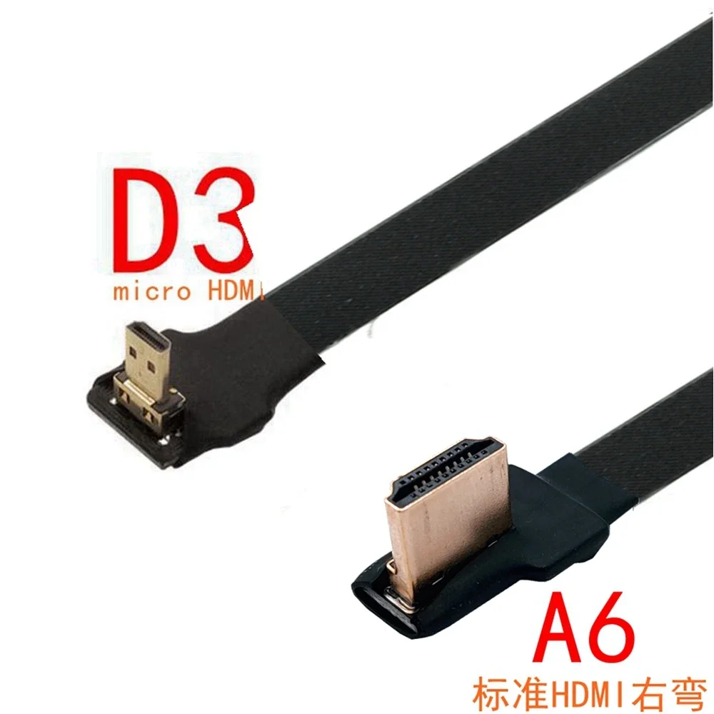 FPV Micro Mini HDTV-kompatibel 90 grad Adapter 5cm-80cm FPC Band Flache HDTV Kabel Pitch 20pin Stecker