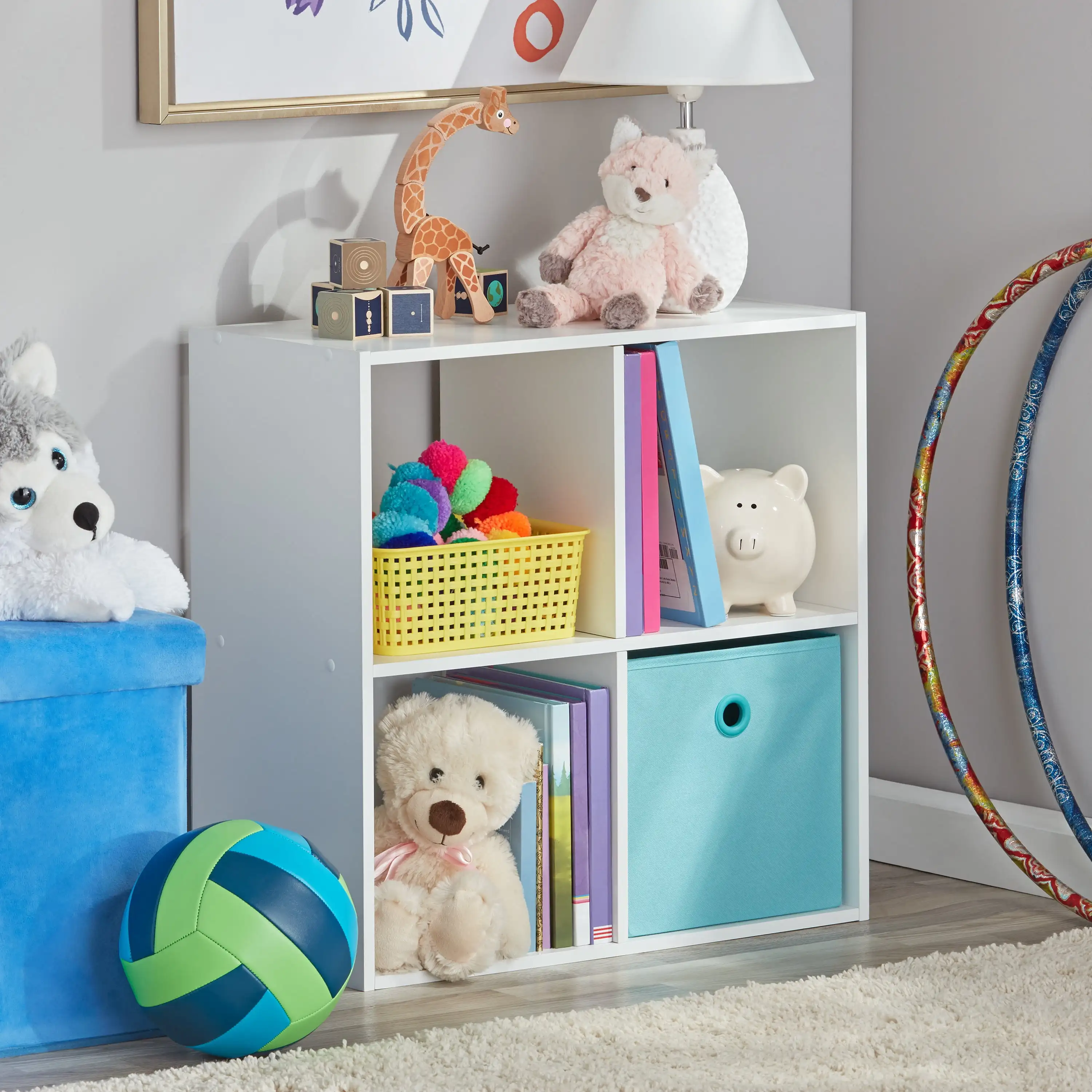 

4-Cube Storage Organizer, White
