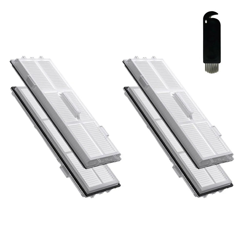 

Top Deals 4 Pack Vacuum Filters Replacement For Roborock Xiaomi T7S T7S Plus S7 Hard Floor Washable Filters Accessories