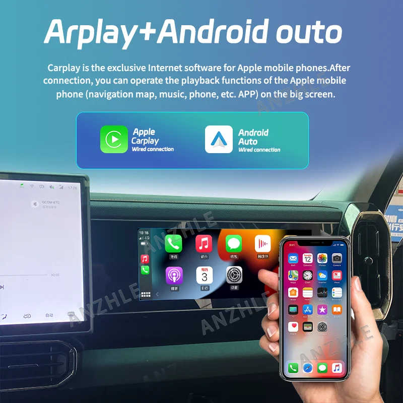 Для Jetour Traveler/Shanhai T2 2023-2024 пассажирская развлекательная система Qualcomm 4 + 64 ГБ Android 13 Co