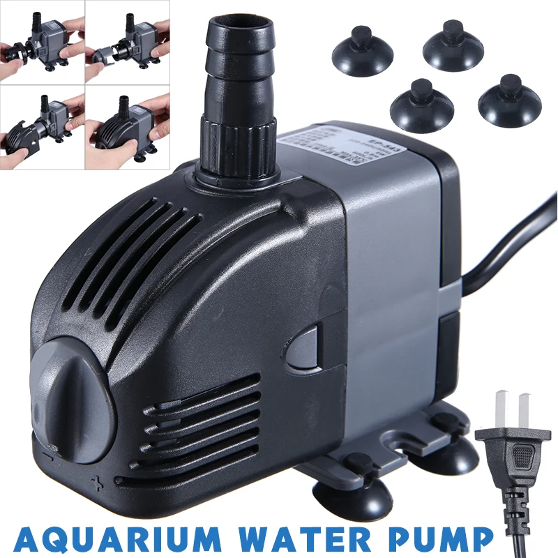 Насос для аквариума погружной малошумный водяной насос 6 Вт