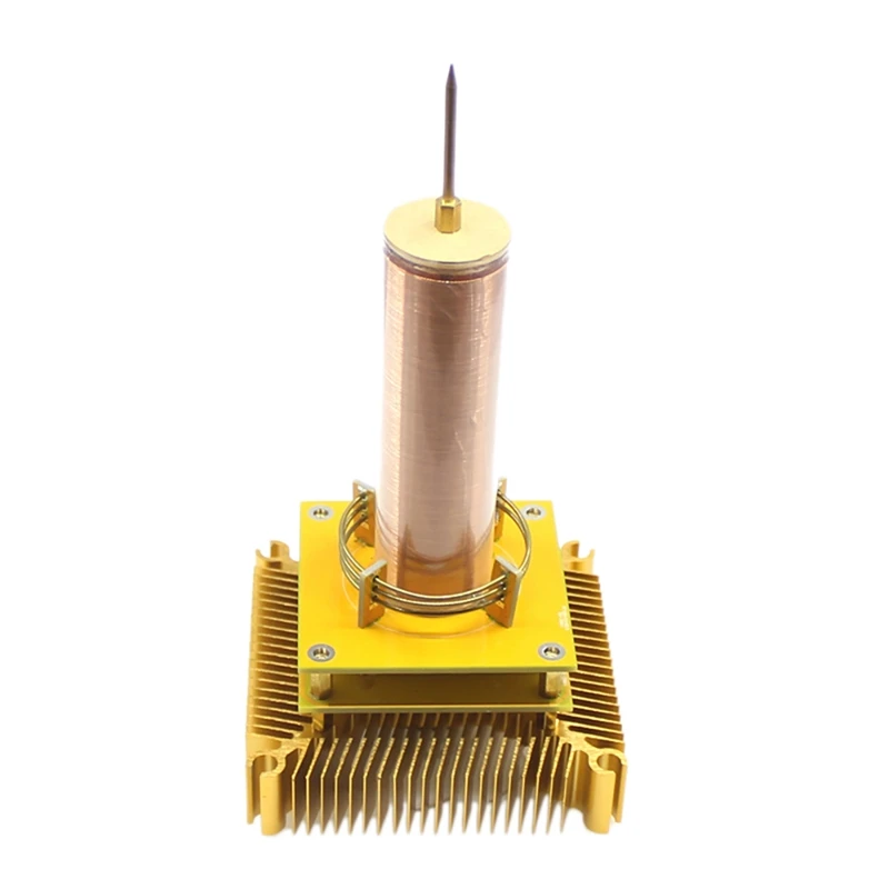 

Music Tesla Coil Acrylic Base Shell Curved Plasma Speaker Wireless Transmission Experiment Desktop Toy Model