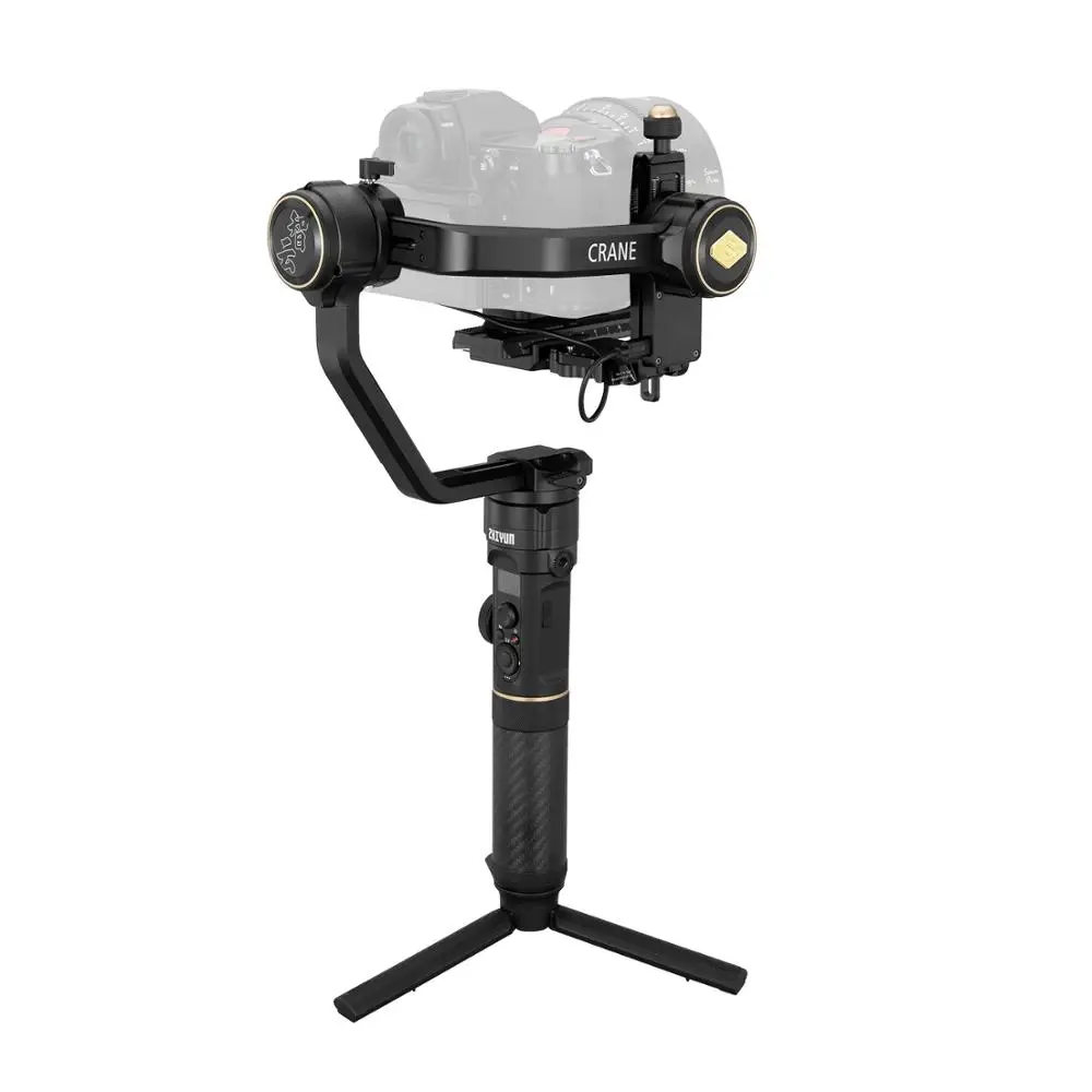 Стабилизатор Zhiyun Crane 2S 3-осевой ручной для камер Canon, Nikon, Sony, Panasonic, DSLR, 80D, 90D, BMPCC 6K, 5D3 (art.: 3920d9de1275f) - 3920d9de1275f