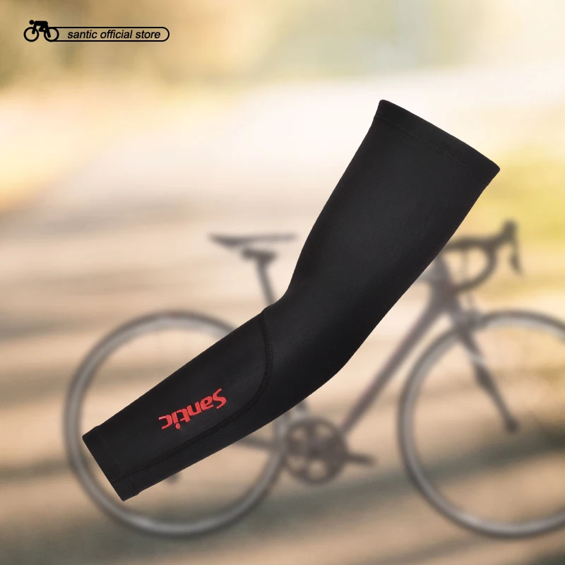 

Santic Winter Cycling Sleeve Bicycle Arm Warmers Basketball Running Arm Sleeve Cycling Sleeves Outdoor Sports Protective Gear