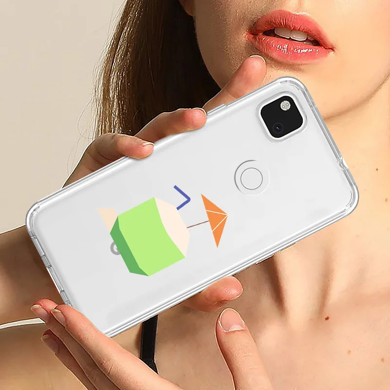 Роскошный фонарь для Google Pixel 5 5a 3 3XL XL 4 3a 4a чехол прозрачный мягкий ТПУ фруктовый