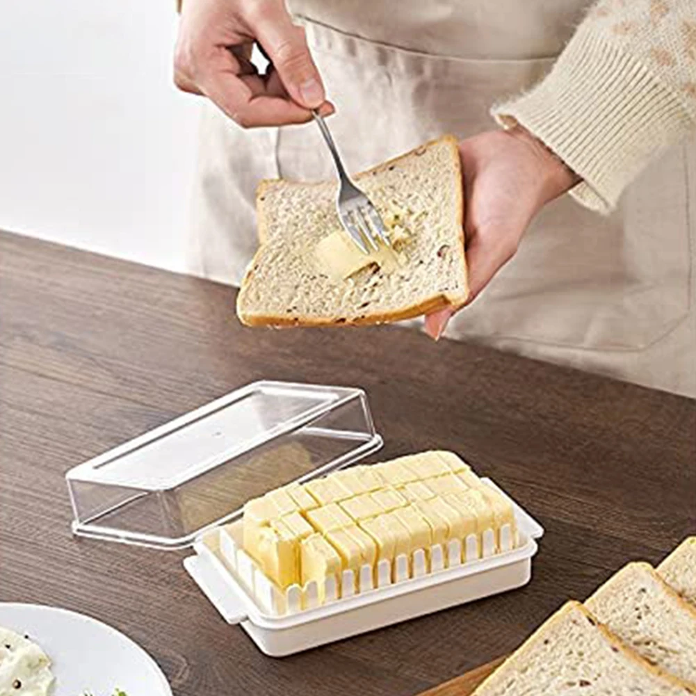 

Butter Box Cheese Storage Box Convenient Refrigerator Slice Uniform Design With Transparent Lid Classic Design