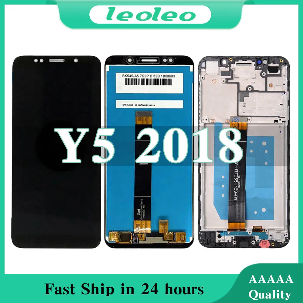 

5.45" for Huawei Y5 2018 Display For Huawei Y5 Prime 2018 LCD Touch Digitizer Y5 Pro Screen DRA L02 L22 LX2 Assembly With Frame