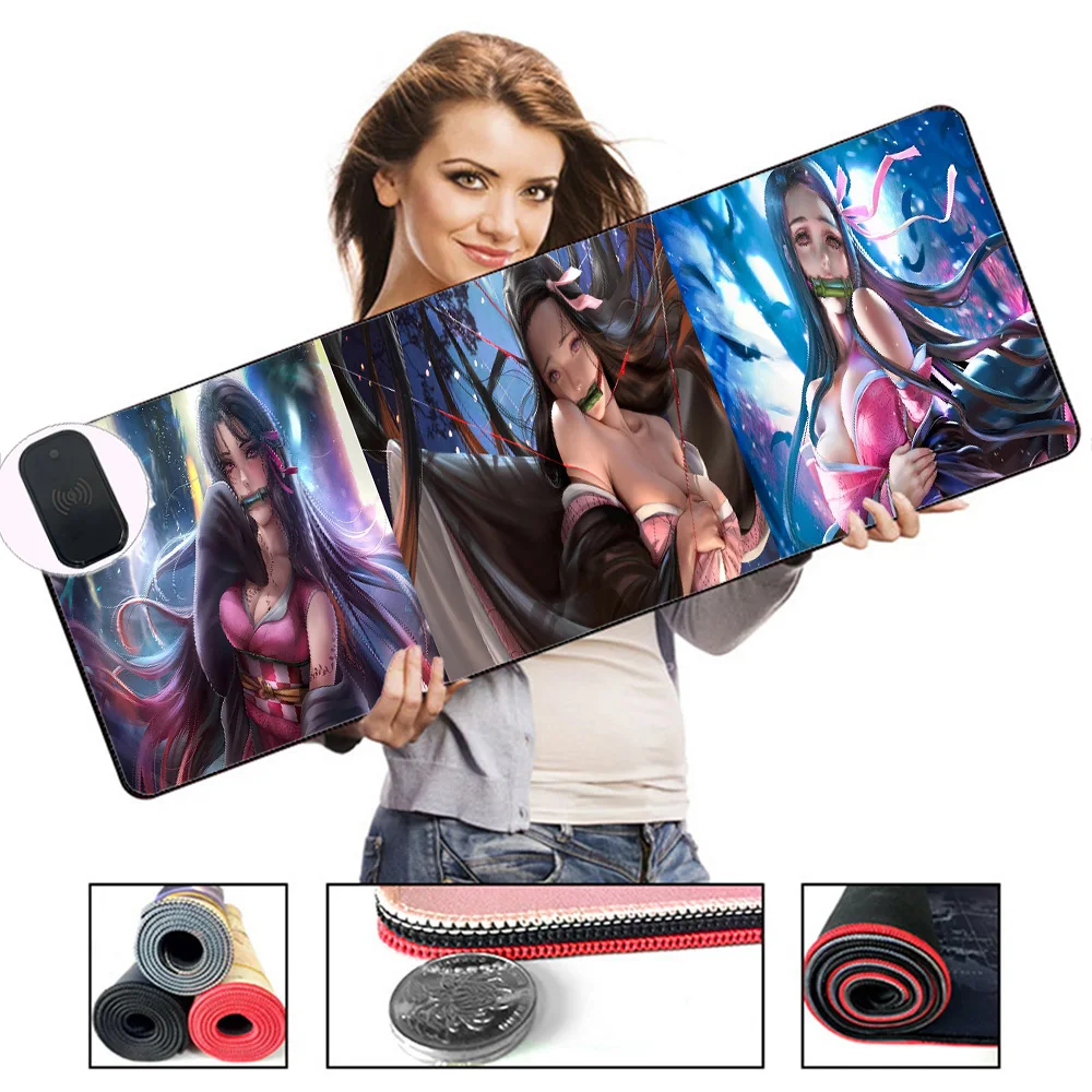 

Wireless Charging Mouse Pad Azuma Sentsu, de Mon S. Yer Demon Blade is eye-catching pad, Sadako girl mouse pad xxl desk mat