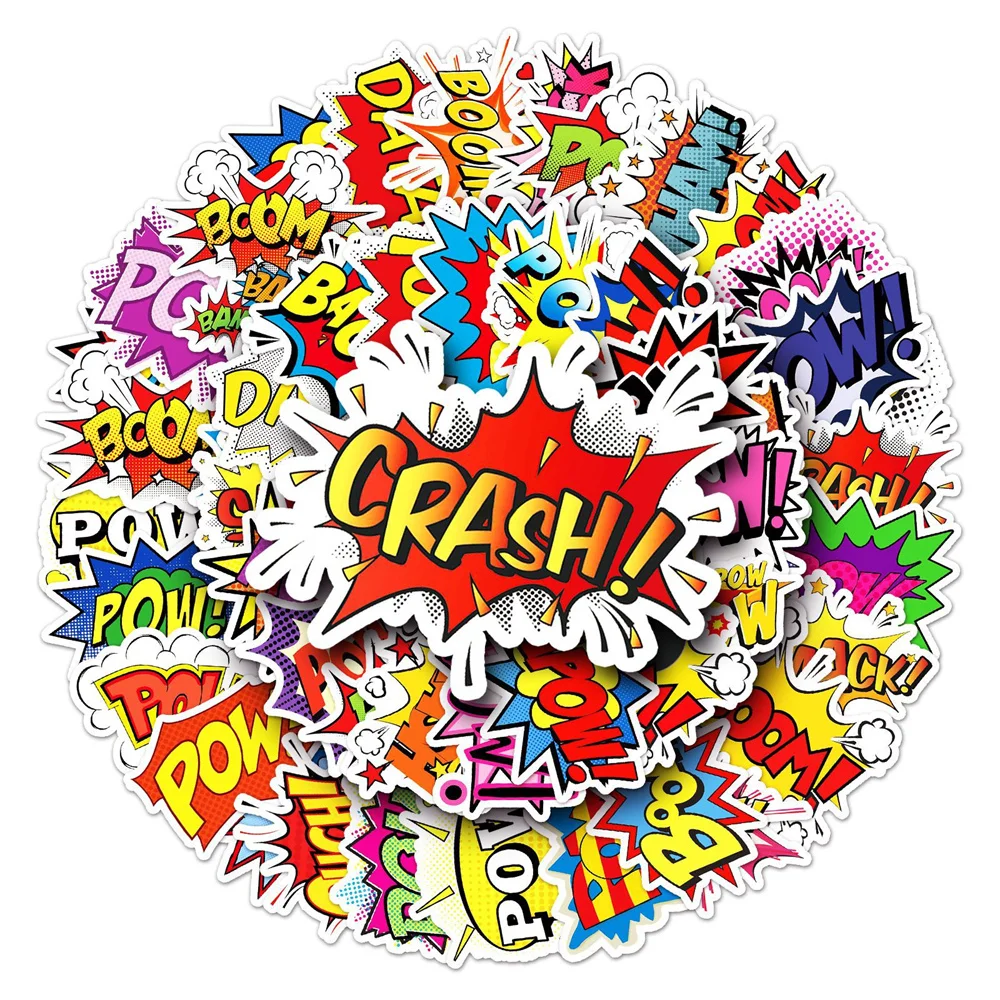 

10/30/50 шт., водонепроницаемые наклейки в виде граффити