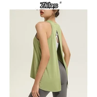 zhilans%c2%ae 2022 fitness sport t shirt design halter tank top women crop summer female casual yoga clothes exotic blouses vest y2k