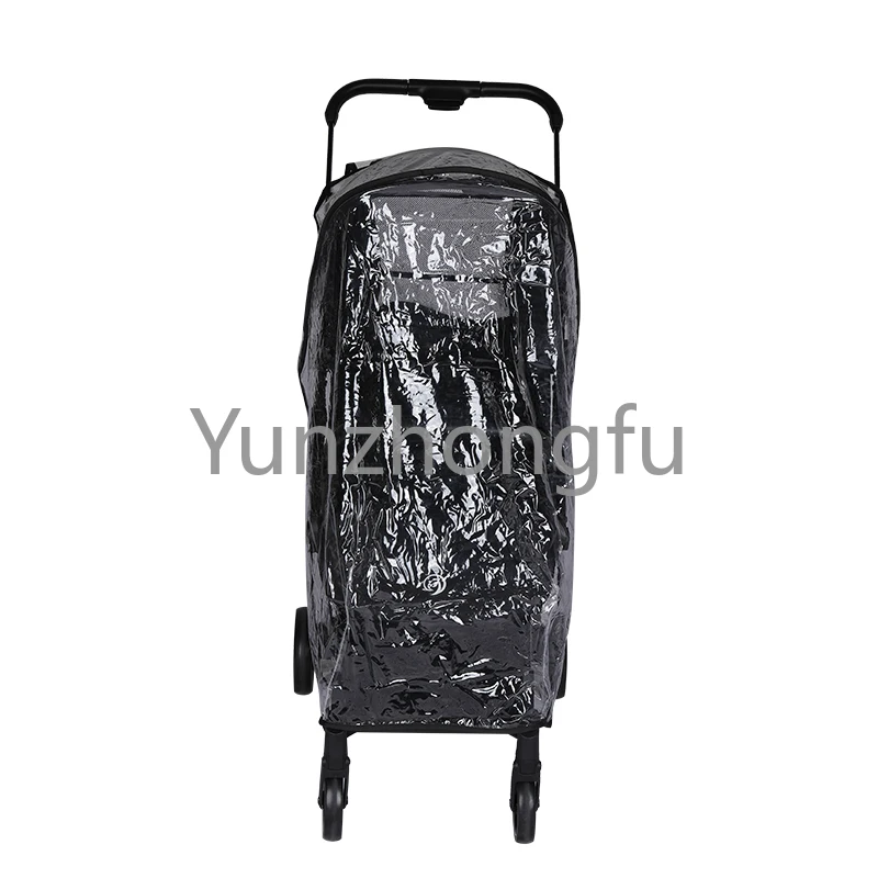 

Baby Carriage Rain Cover Stroller Baby Umbrella Car Windshield Children Baby Walking Tool Windproof Raincoat Warm Winter