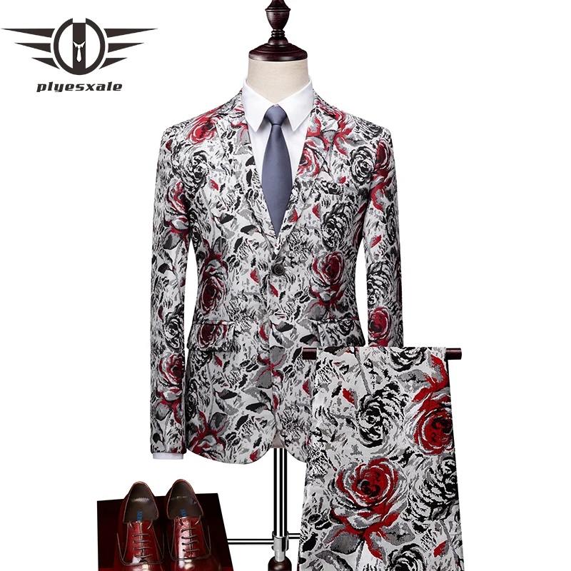 

Костюм мужской из 2 предметов, облегающий, пиджак и брюки