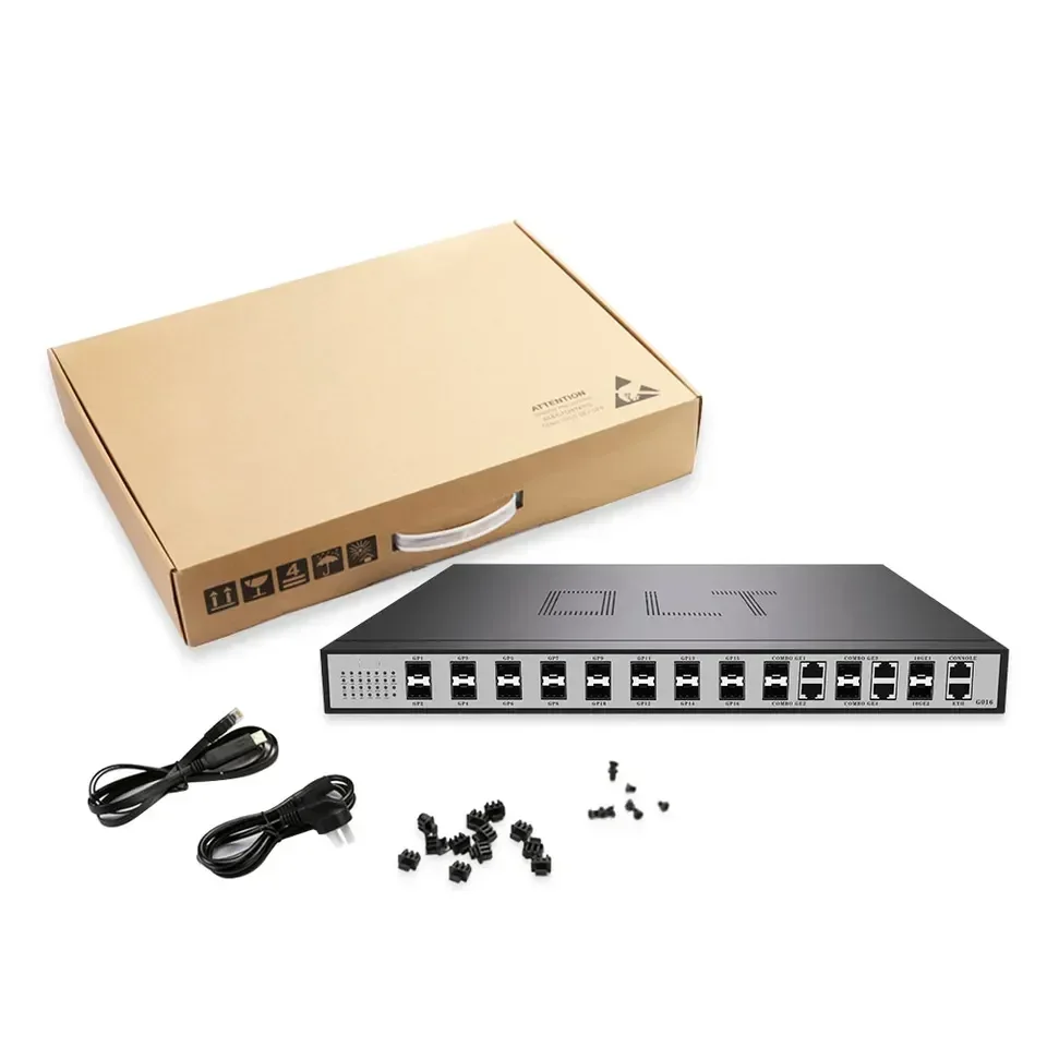 1U 19-дюймовый G016 16 портов Pon Gpon/EPON olt с оптическим линейным терминалом C++++/PX20+++