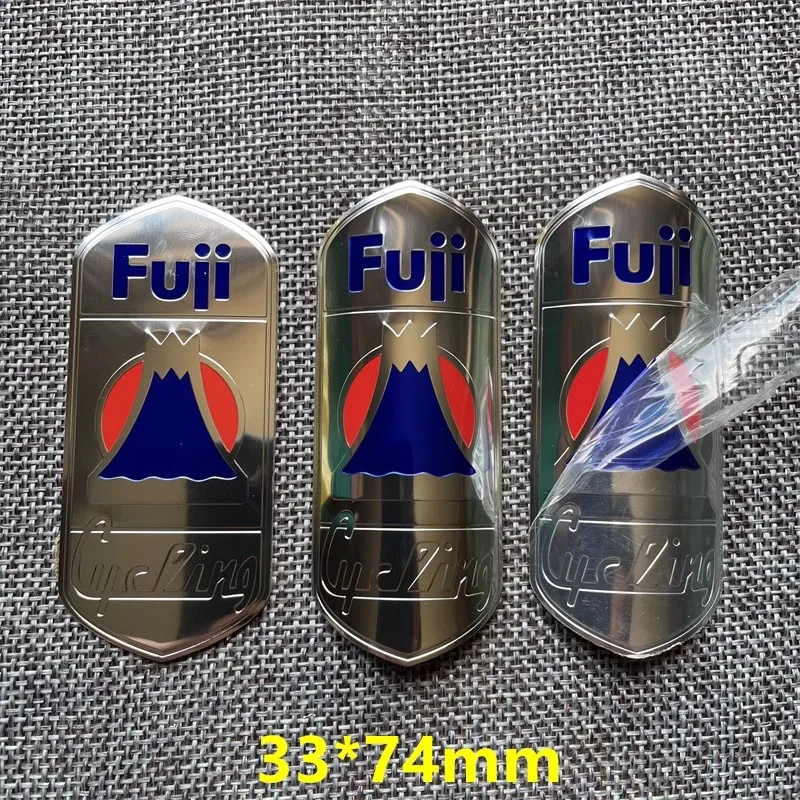 Mountain Bike Logo Decoration Sticker Metal Label Head Badge Bridgestone Tube Decals Accessories Waterproof