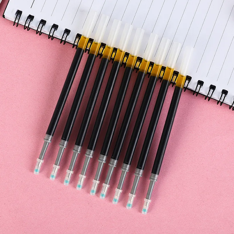 50Pcs/Lot Ballpoint Press Gel Pen Refill Rod Signature Refills Large-Capacity Pens for School Office Supplies Writing Tool - купить по
