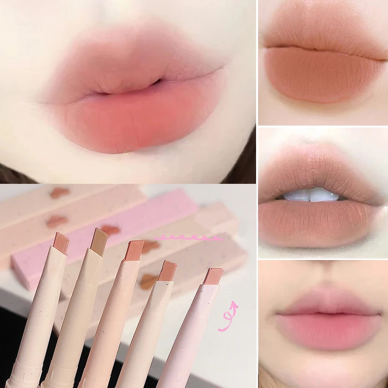 

Matte Lipstick Velvet Nude Non-stick Cup Waterproof Lip Liner Pen Lip Cosmetic Long Lasting Makeup Beauty Cappuvini Lip Liner