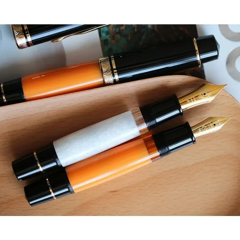 Перьевая ручка MAJOHN P139 с резиновым языком большой перьевой карандаш в стиле ретро