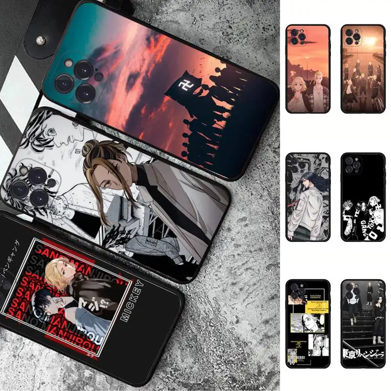 

Tokyo Revengers Phone Case For iPhone 6 7 8 Plus 11 12 13 14 Pro SE 2020 MAX Mini X XS XR Back Funda Cover