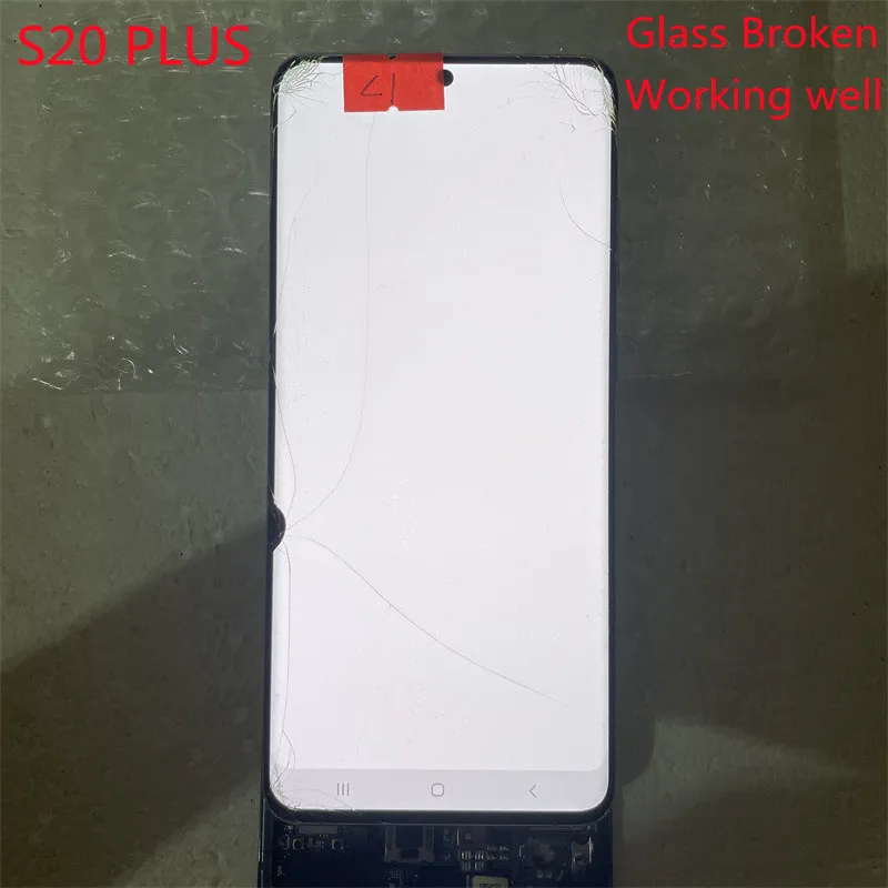 

Стекло для Samsung Galaxy S20PLUS LCD G985 G985F s20 plus, оригинальный дисплей с рамкой